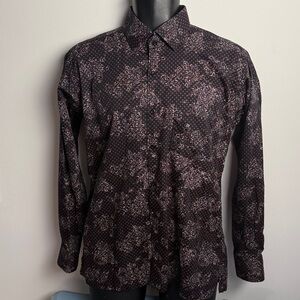 Balmain Black and Red Patterned Fabric